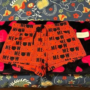 Cat Pajama Shorts